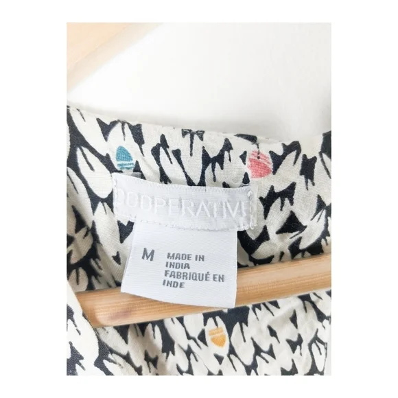 Urban Outfitters Women's Cooperative Open Back Mini Dress Women's M Black/White - Picture 6 of 7